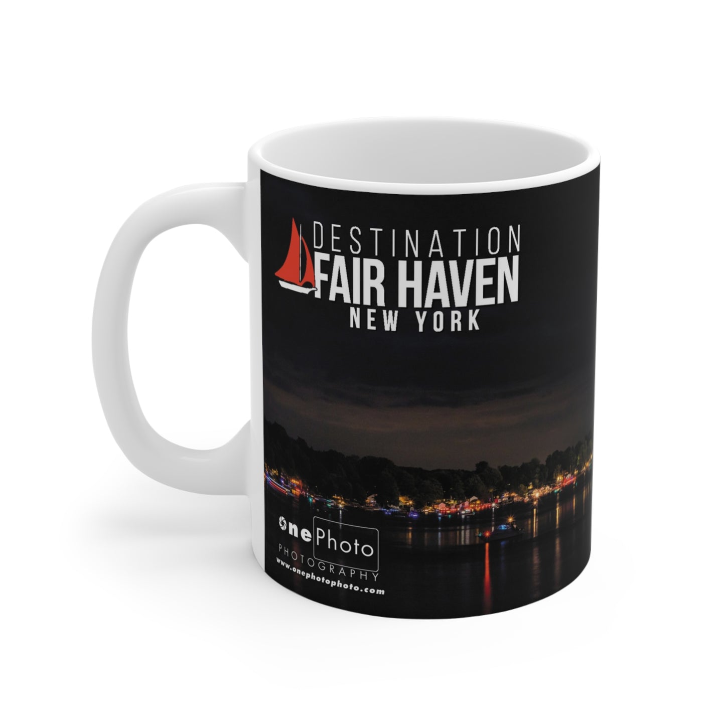 Fair Haven 4th of July Fireworks Mug - 11oz Photo Coffee Cup