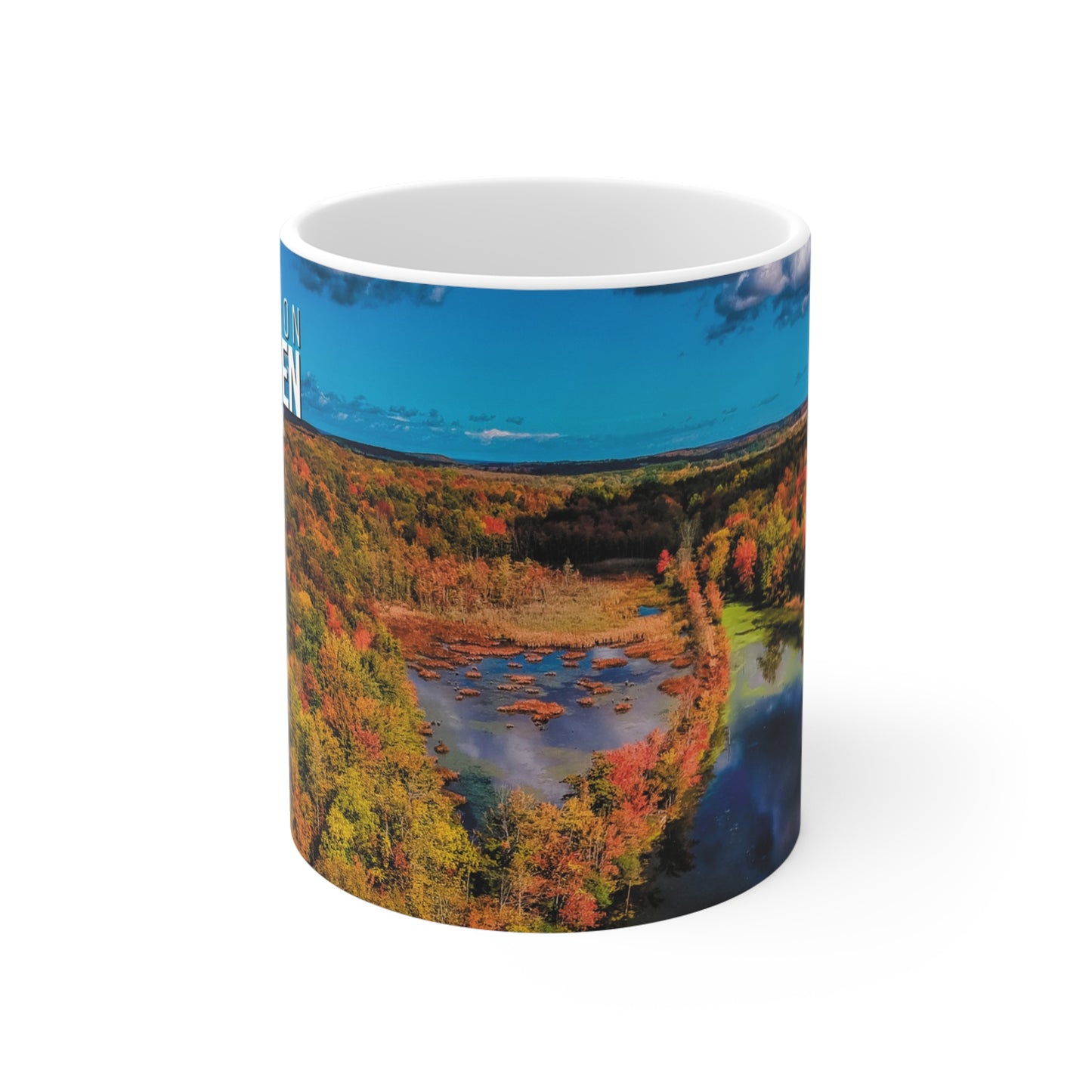 onePhoto Hojack Trail Scenic Mug - 11oz Nature Photography Coffee Cup