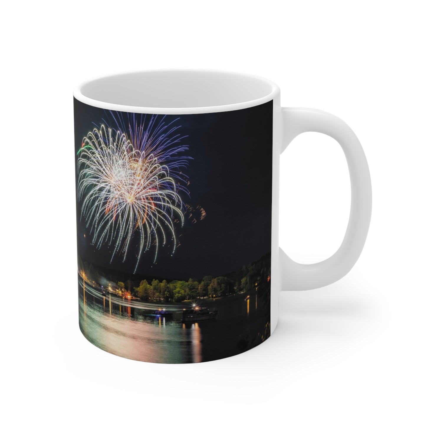 Fair Haven 4th of July Fireworks Mug - 11oz Photo Coffee Cup