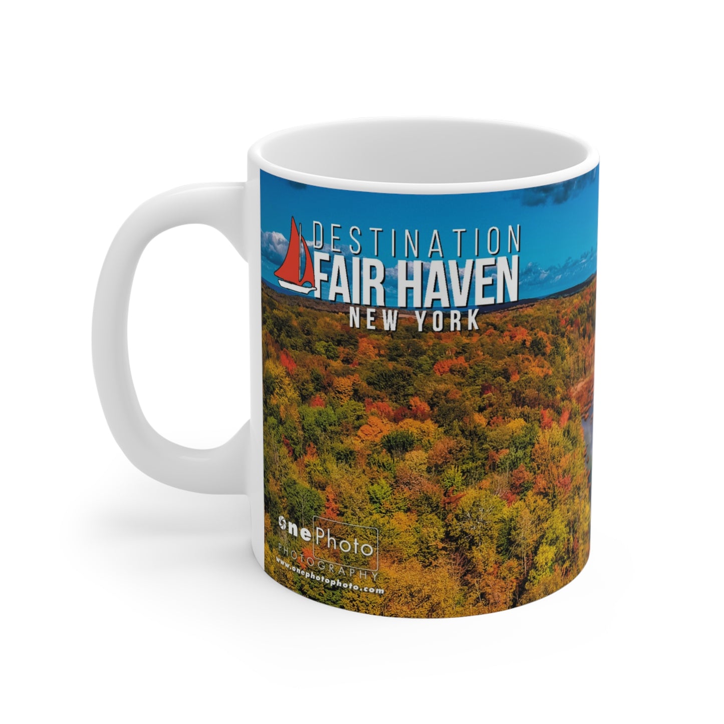 onePhoto Hojack Trail Scenic Mug - 11oz Nature Photography Coffee Cup