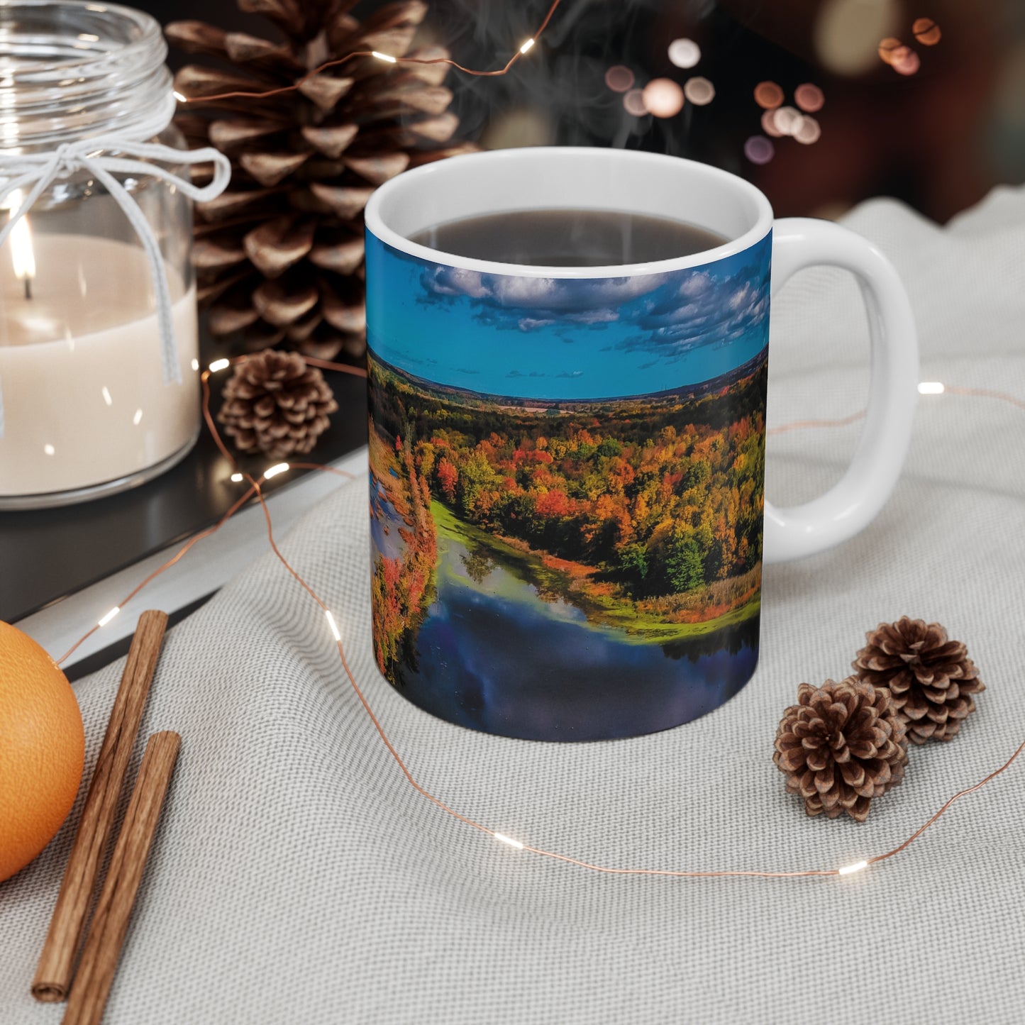 onePhoto Hojack Trail Scenic Mug - 11oz Nature Photography Coffee Cup