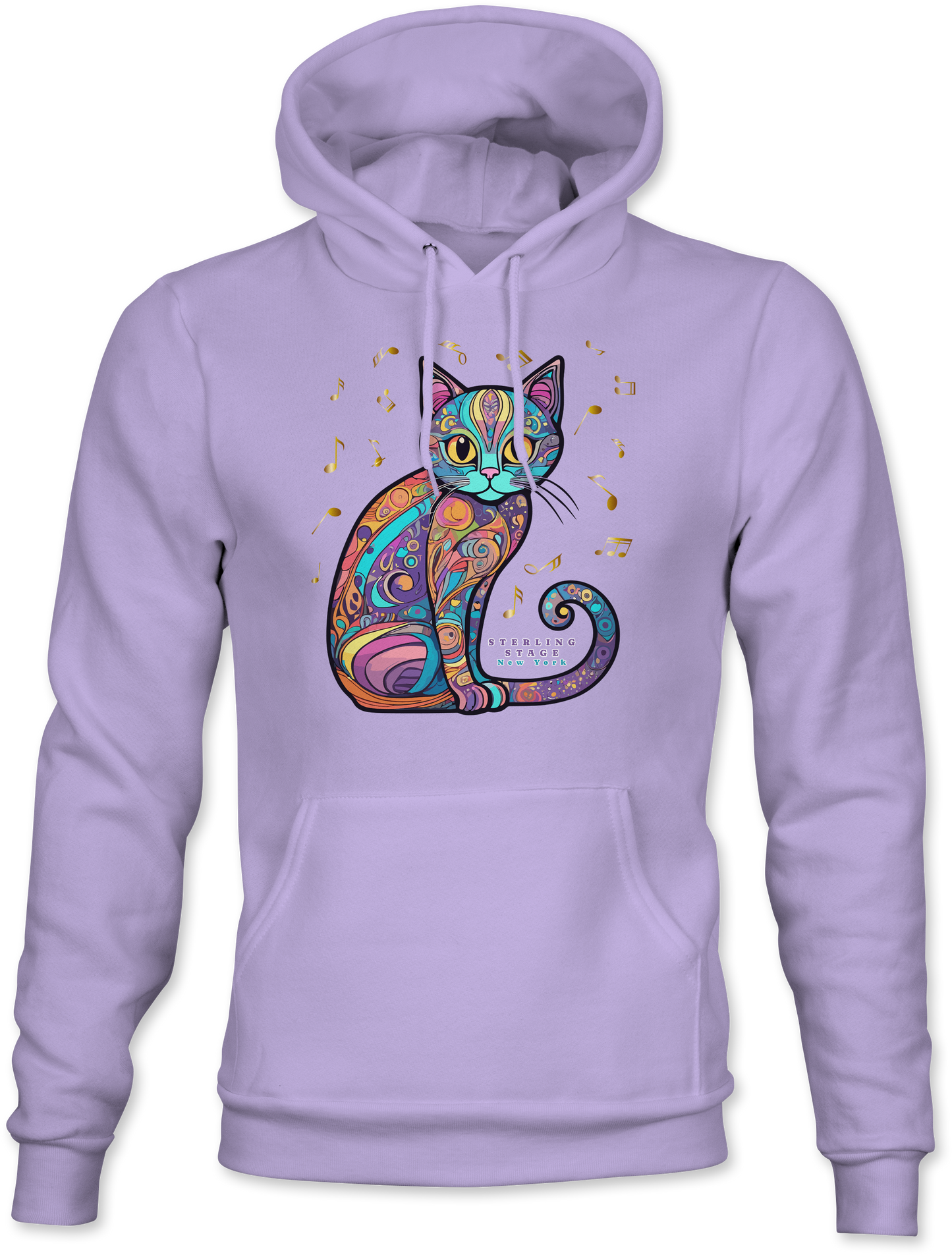 Sterling Stage Trippy Cat Hoodie