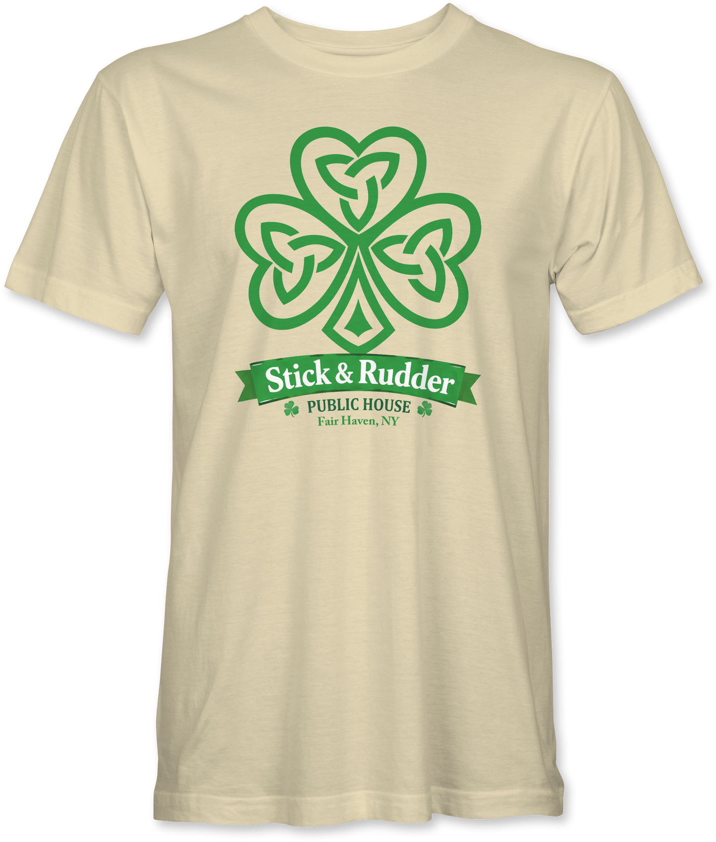 Stick & Rudder St. Patrick's Day 2026 Celtic Knot Trinity Shamrock T-Shirt
