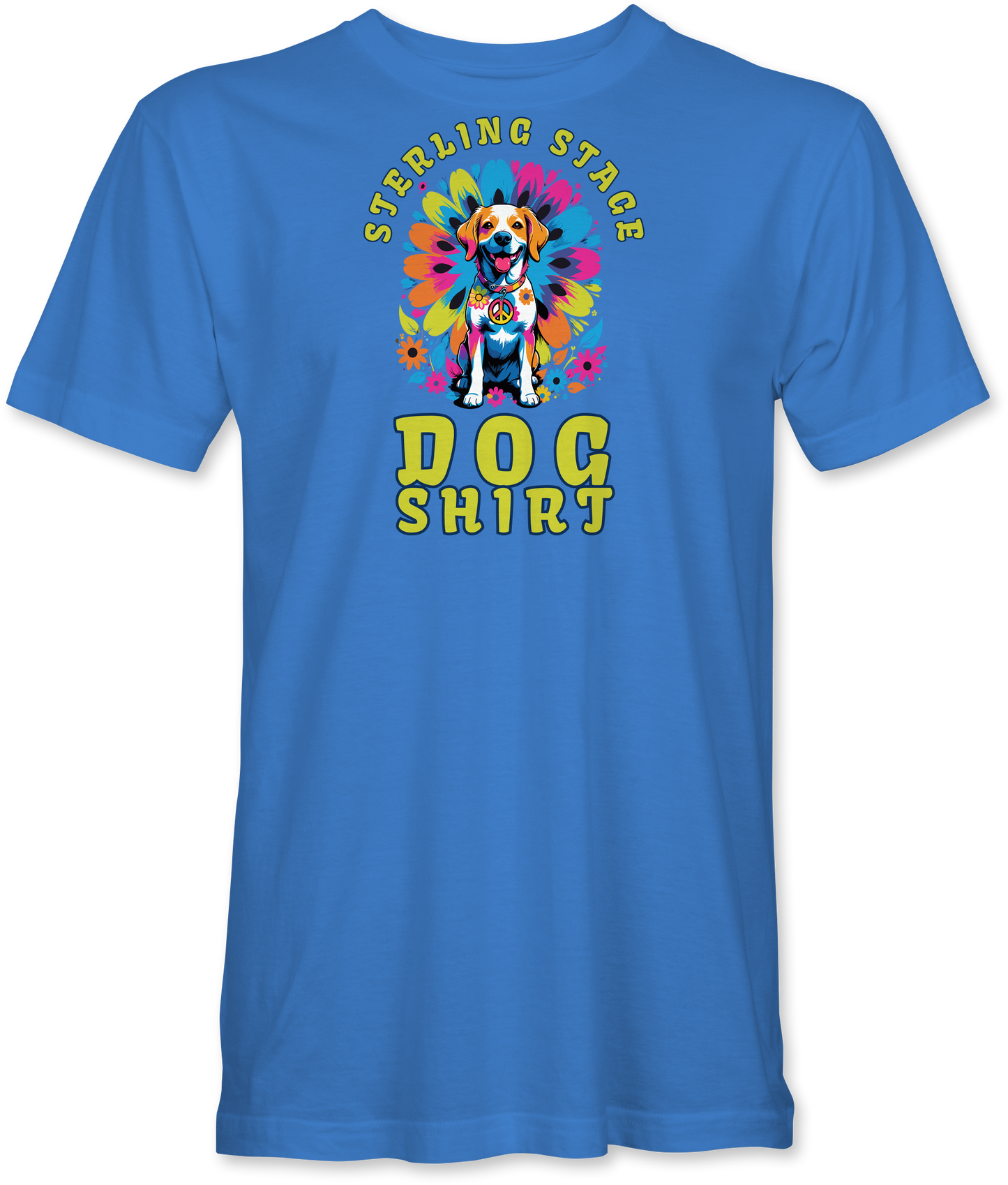 Sterling Stage Psychedelic Dog Shirt T