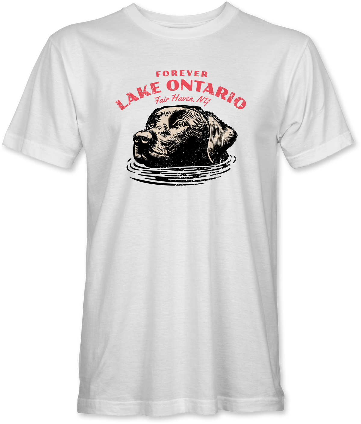 Lake Ontario Swimming Retriever Tee
