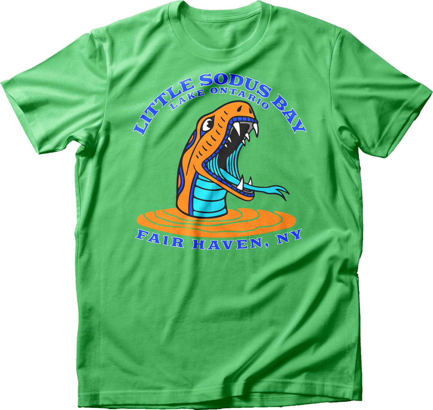 Fair Haven, NY Sea Snake Orange T-Shirt