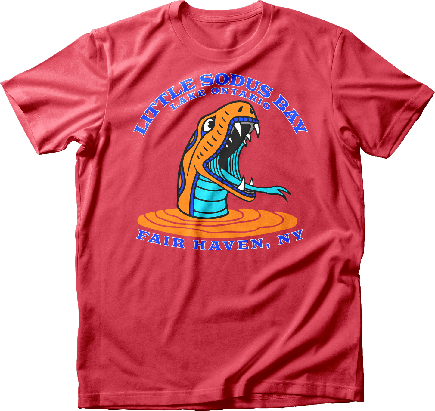Fair Haven, NY Sea Snake Orange T-Shirt