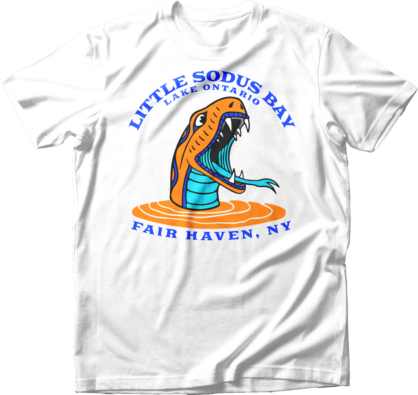 Fair Haven, NY Sea Snake Orange T-Shirt