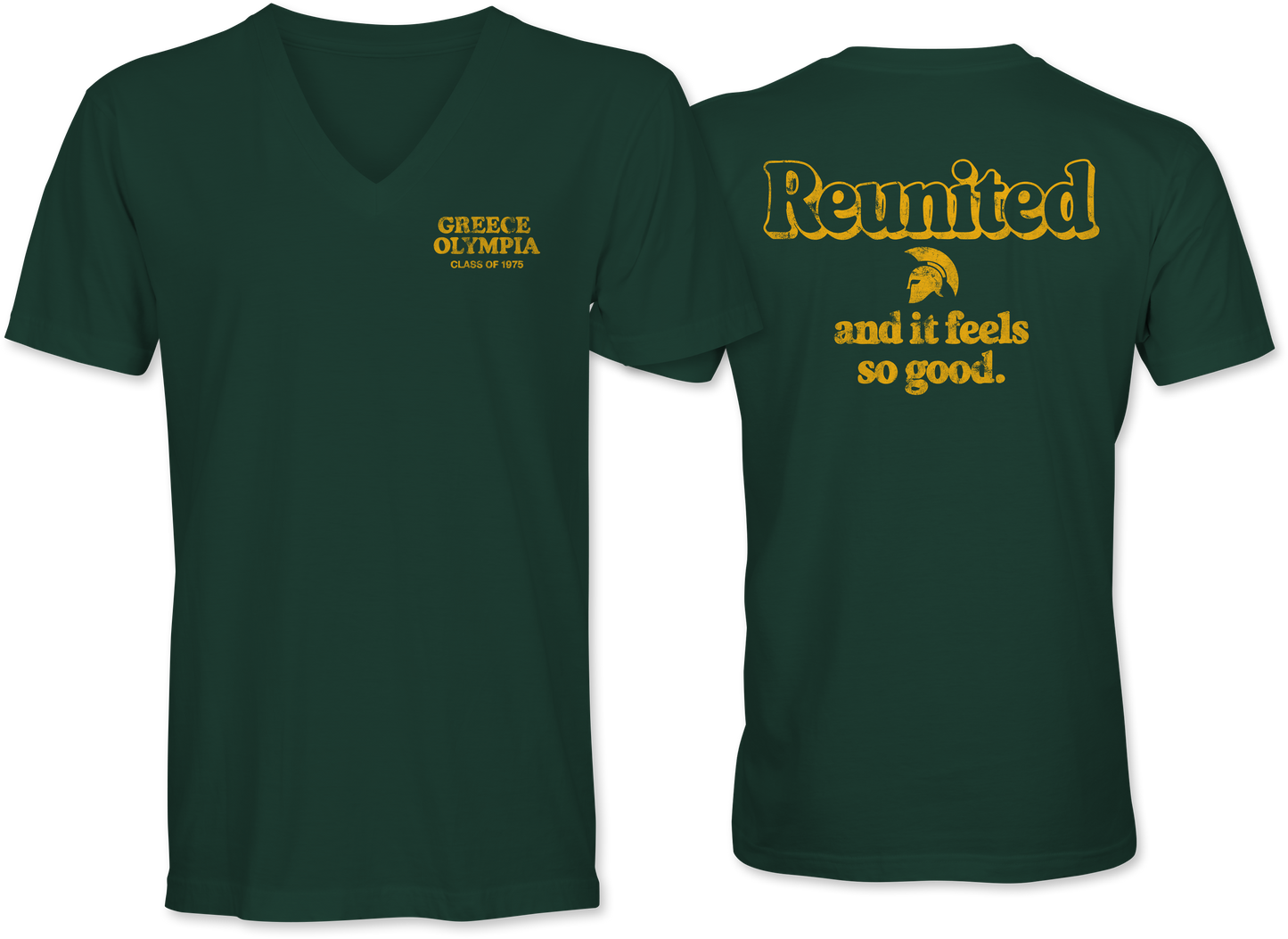 Greece Olympia Reunited 2-Sided V-Neck