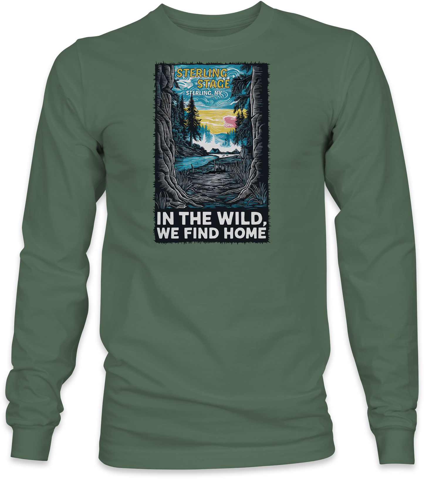 Sterling Stage In the Wild, We Find Home Long-Sleeve