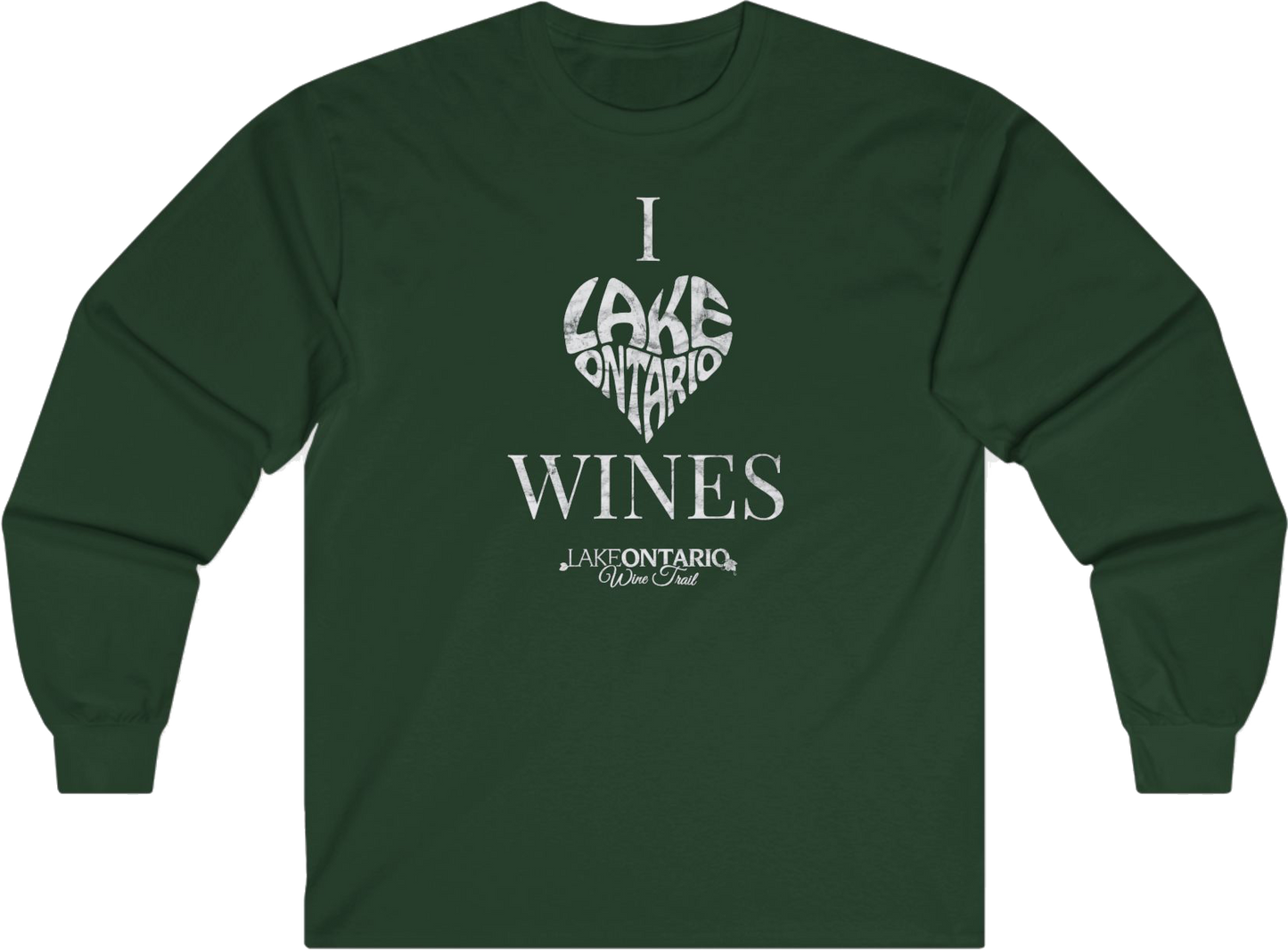 Lake Ontario Wine Trail I Love Long-Sleeve