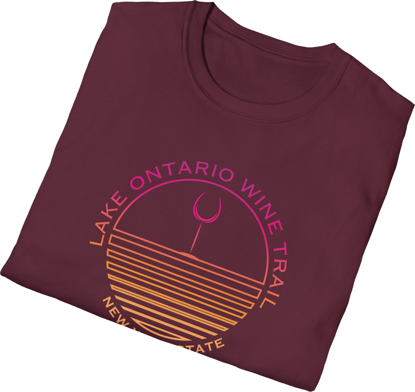Lake Ontario Wine Trail Sunset Short-Sleeve