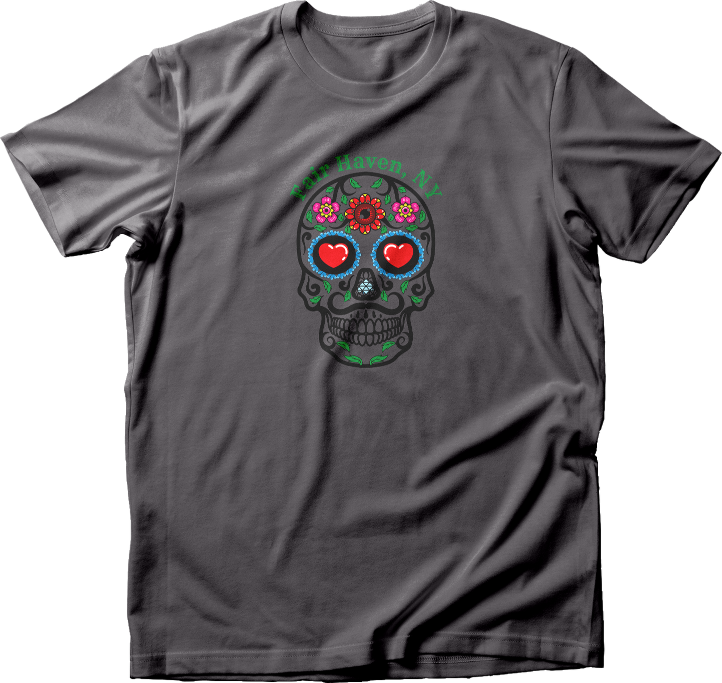 Mustachioed Day of the Dead T-Shirt