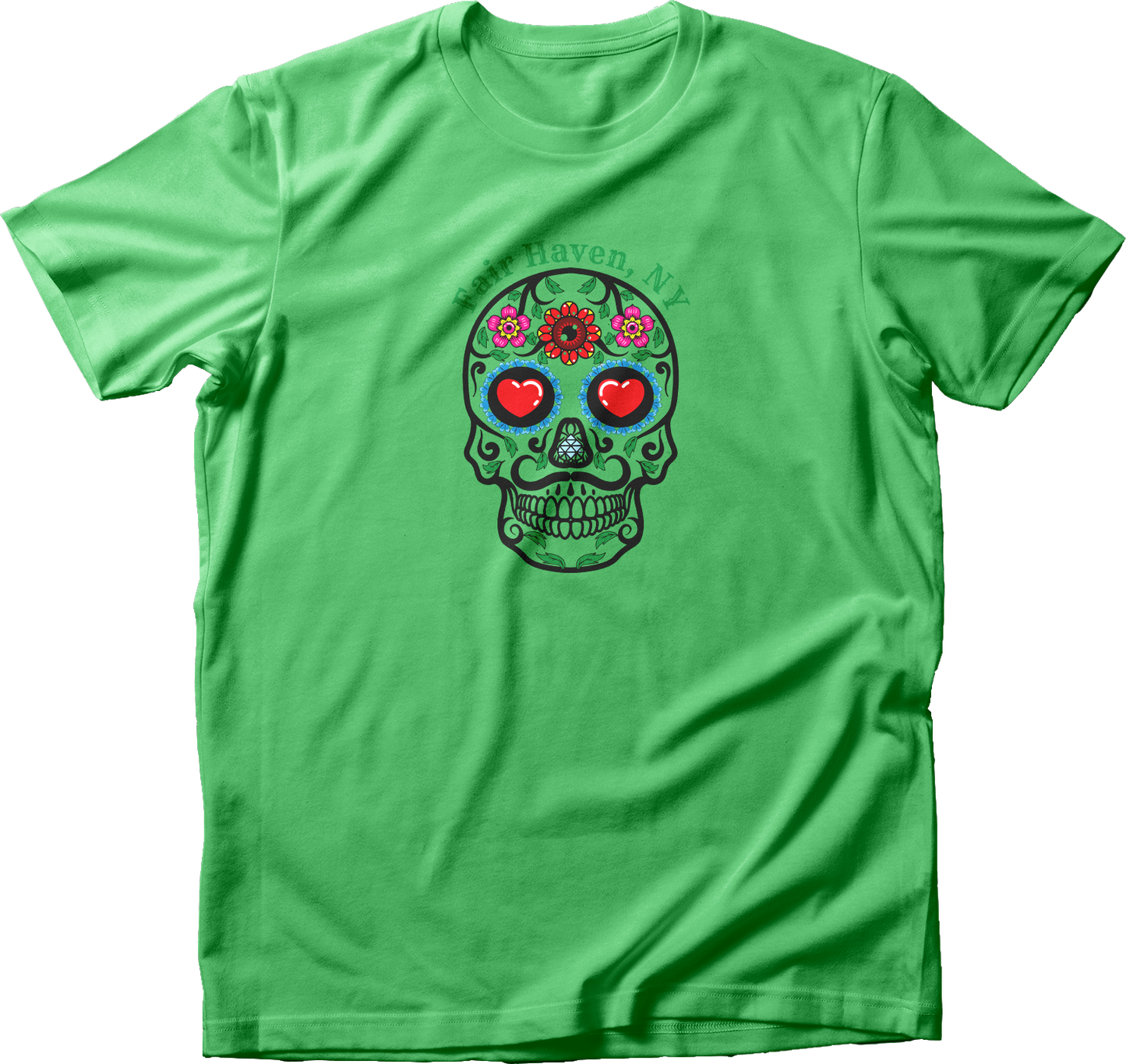 Mustachioed Day of the Dead T-Shirt