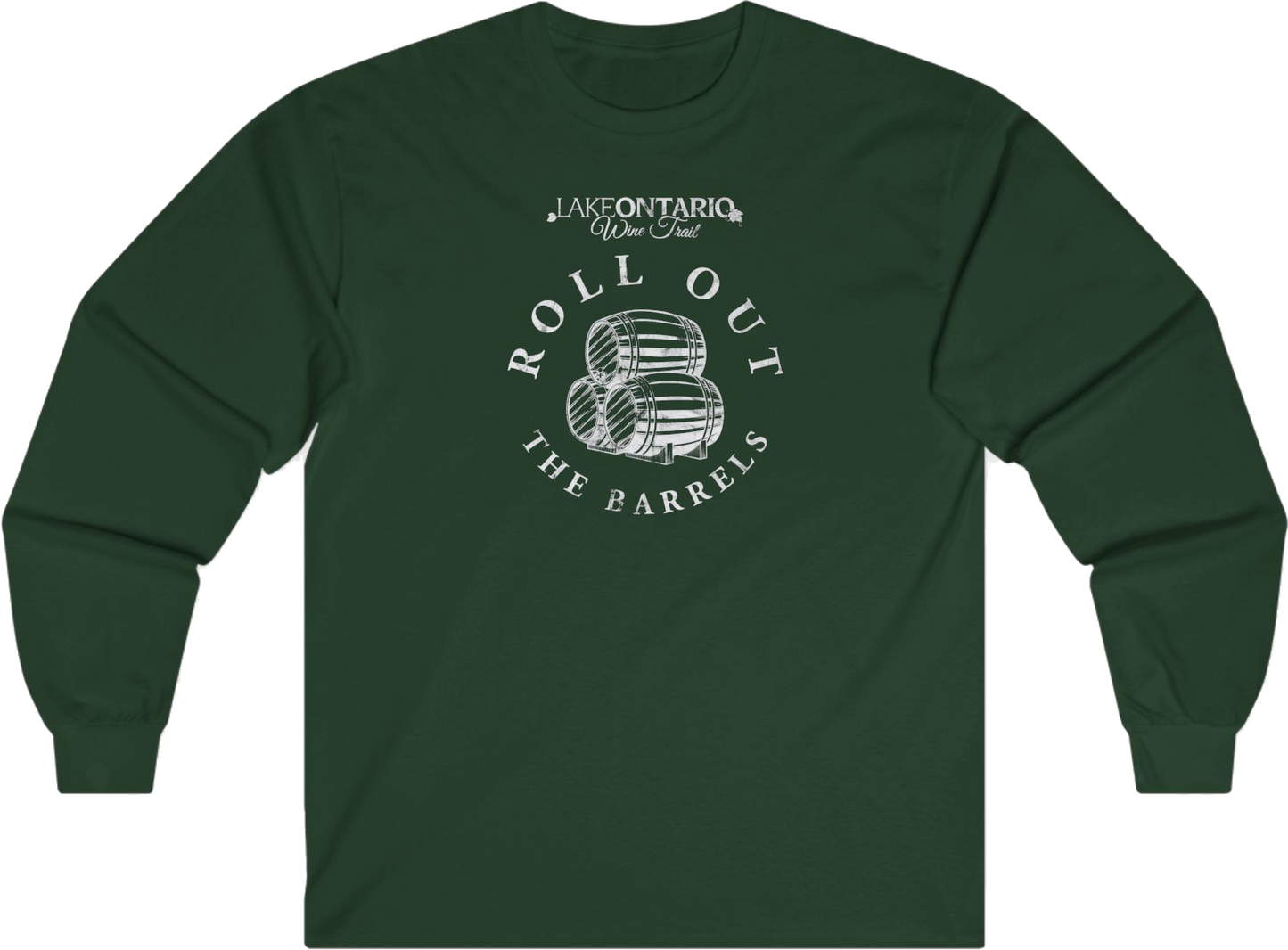 Lake Ontario Wine Trail Roll Out the Barrels Long-Sleeve