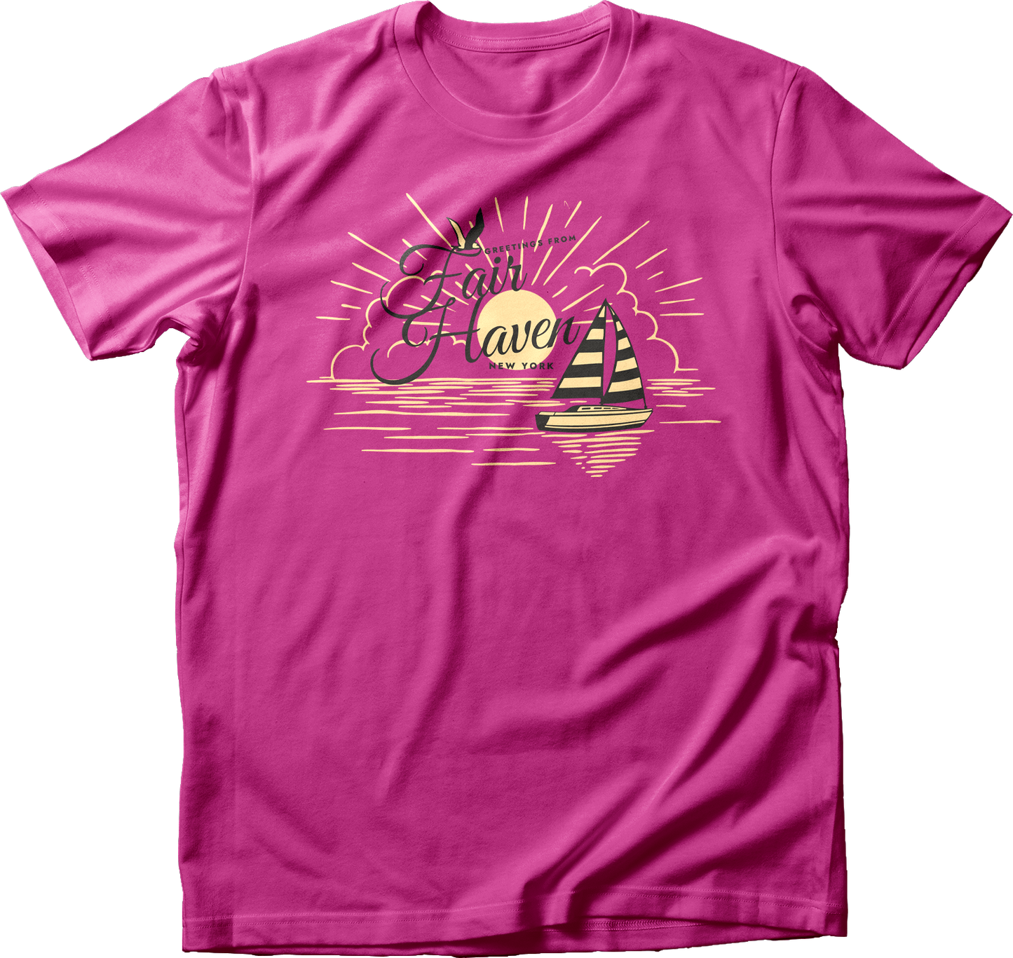 Sailboat Greetings from Fair Haven T-Shirt