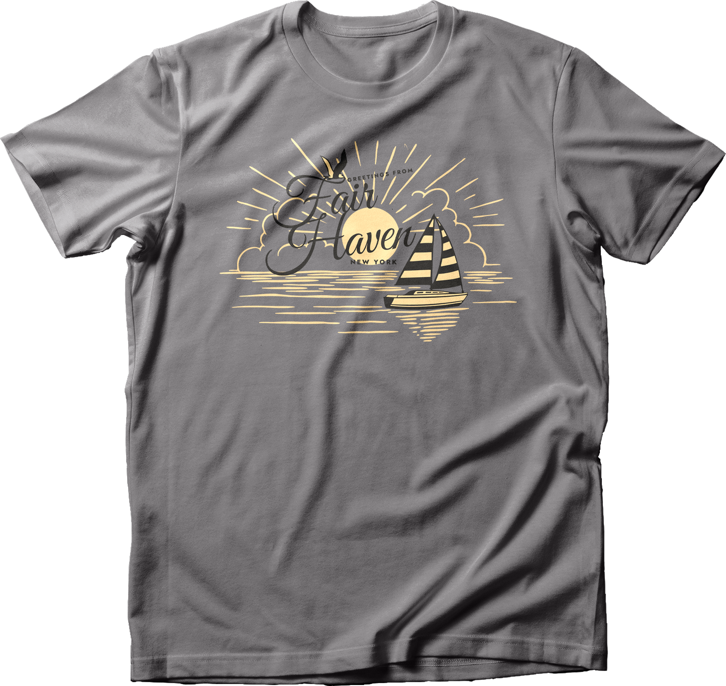 Sailboat Greetings from Fair Haven T-Shirt