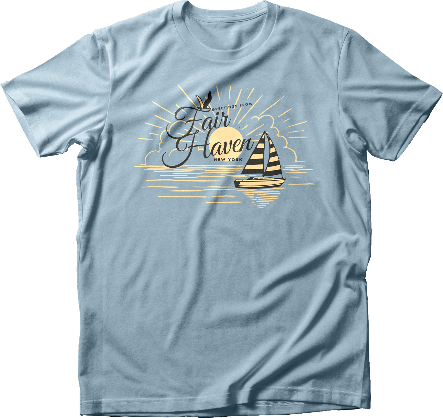 Sailboat Greetings from Fair Haven T-Shirt