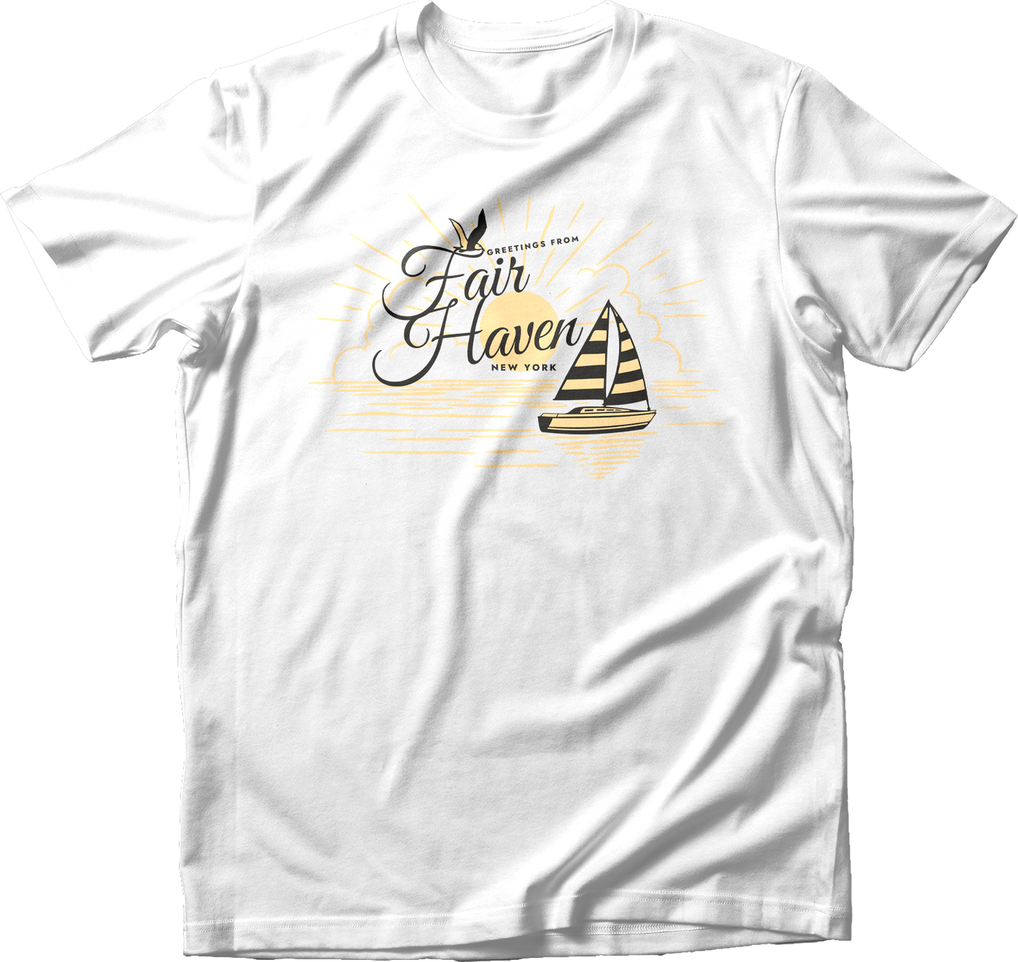 Sailboat Greetings from Fair Haven T-Shirt