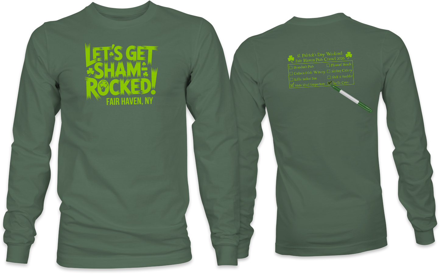 2026 St. Patrick's Day Weekend Pub Crawl T-Shirt
