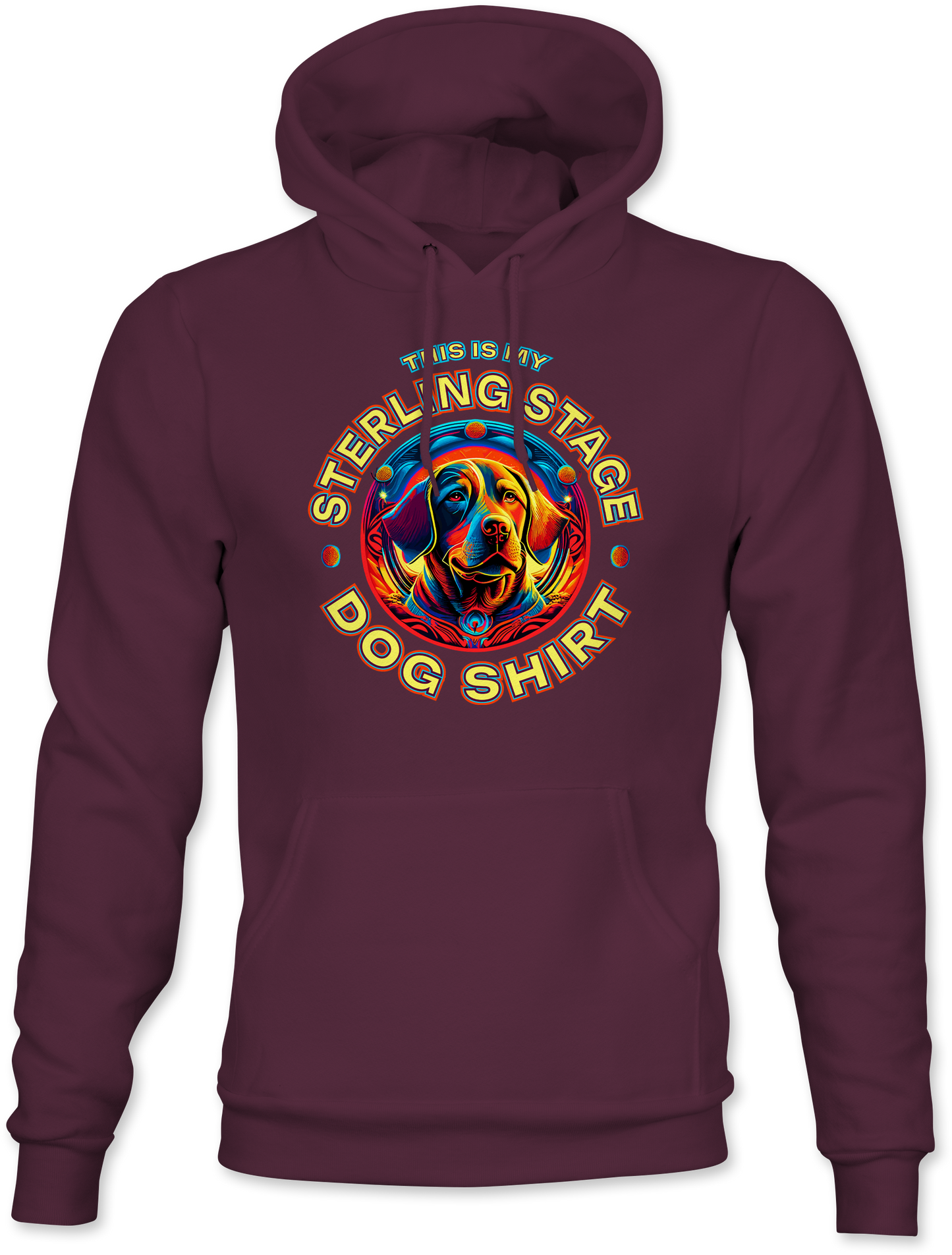 Sterling Stage Dog Shirt Badge Hoodie