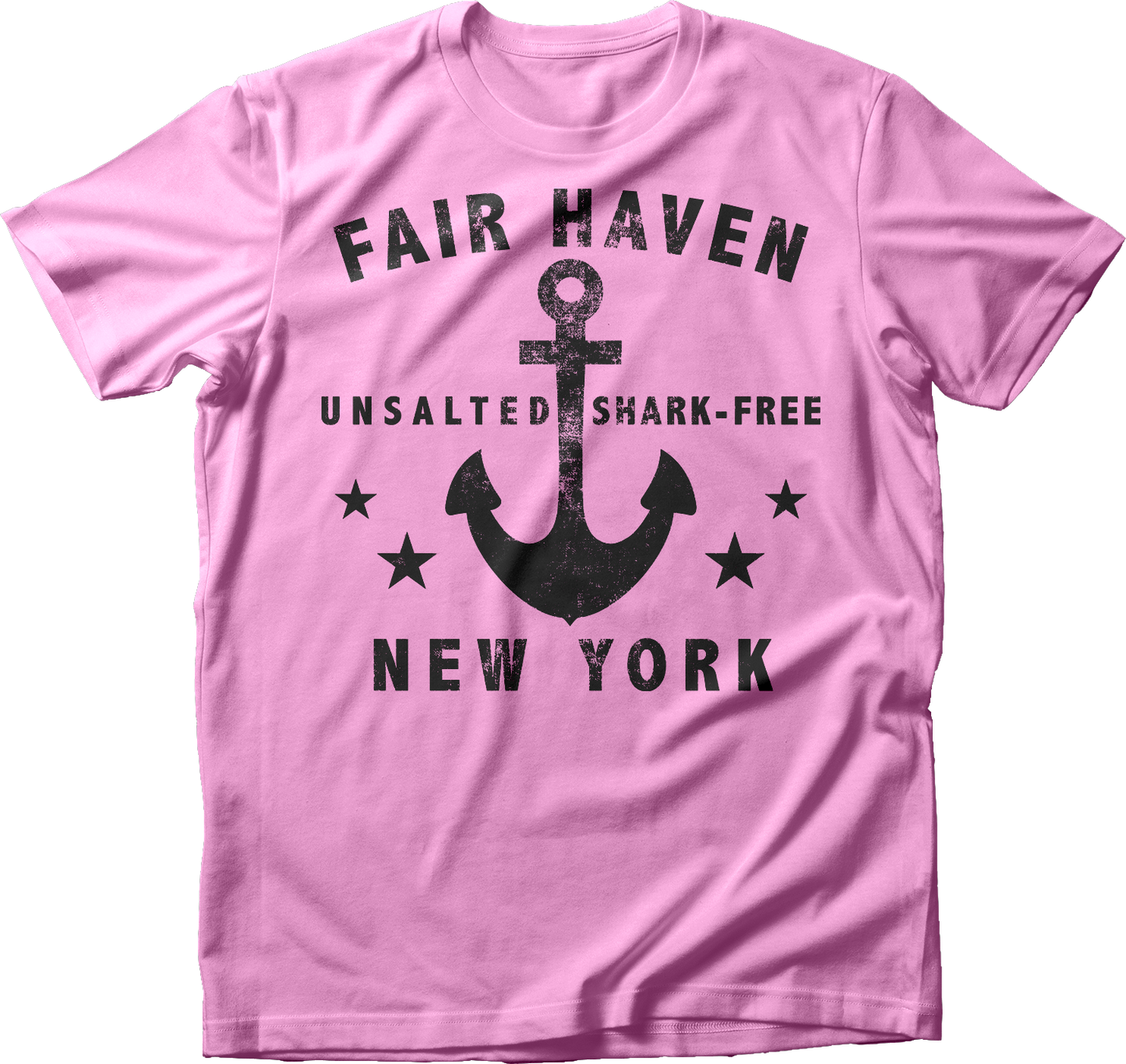 Unsalted and Shark-Free in Black T-Shirt