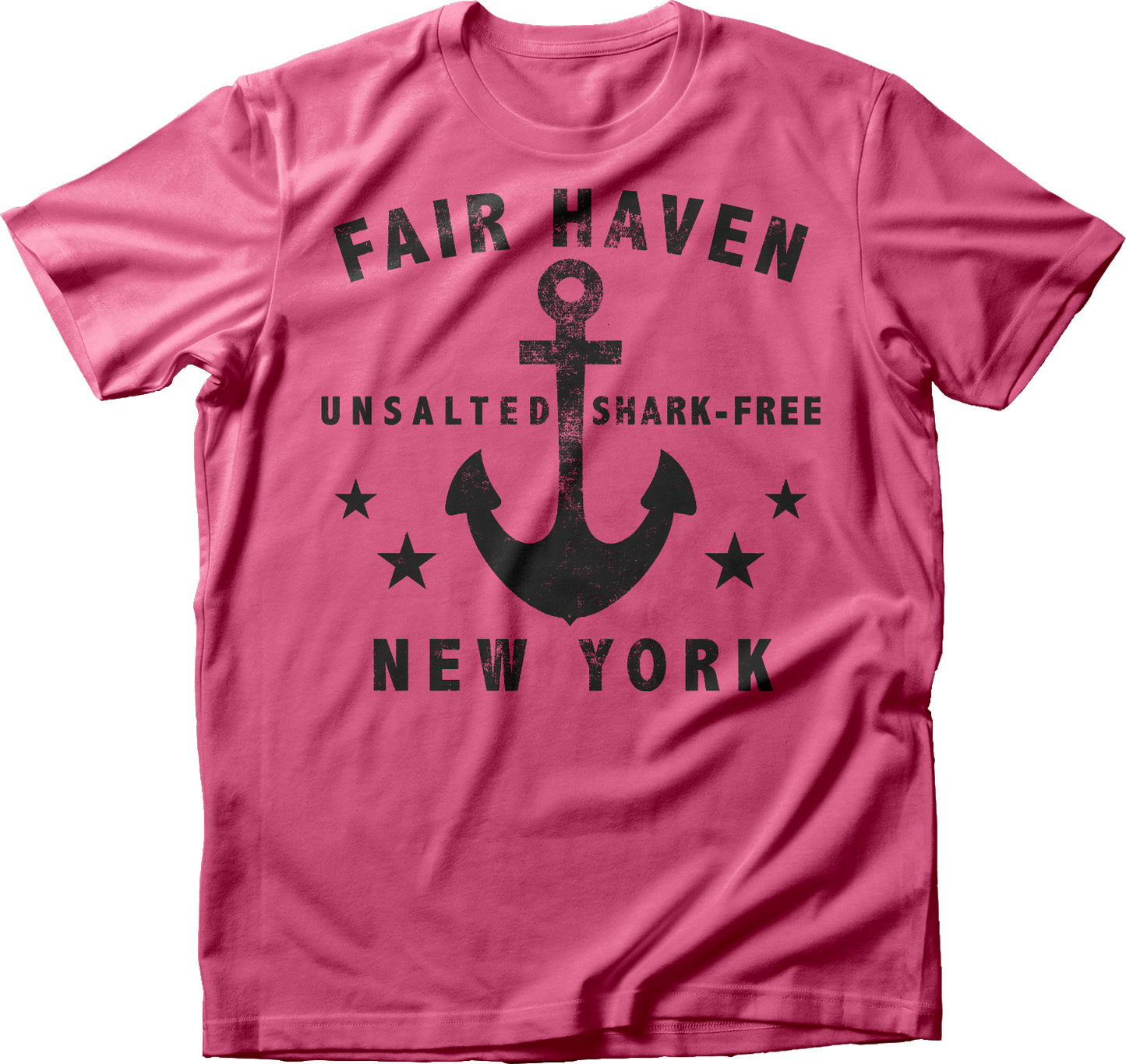 Unsalted and Shark-Free in Black T-Shirt