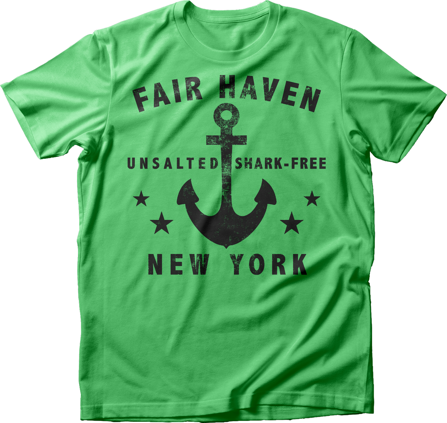 Unsalted and Shark-Free in Black T-Shirt