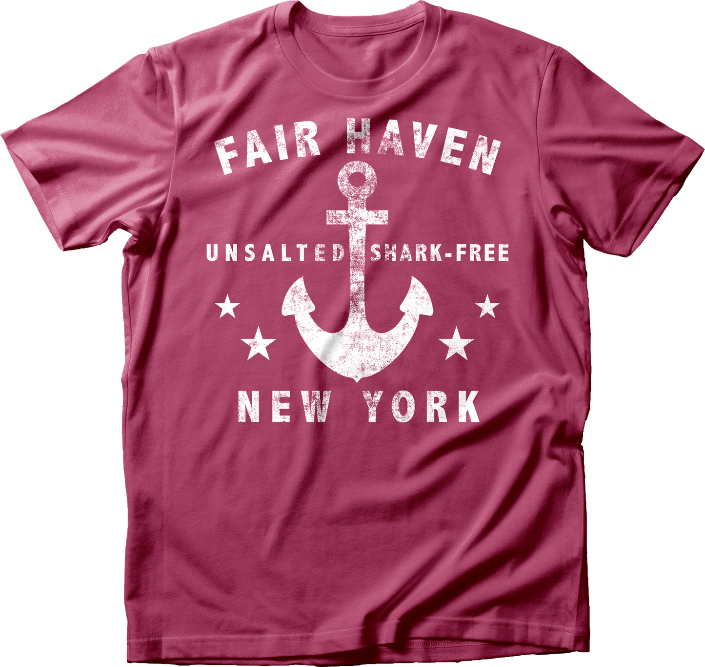 Unsalted and Shark-Free in White T-Shirt