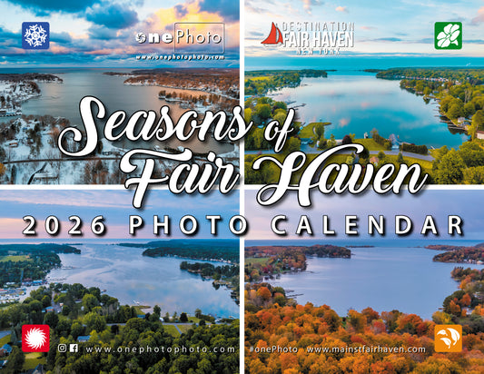 2026 onePhoto Seasons of Fair Haven photo calendar