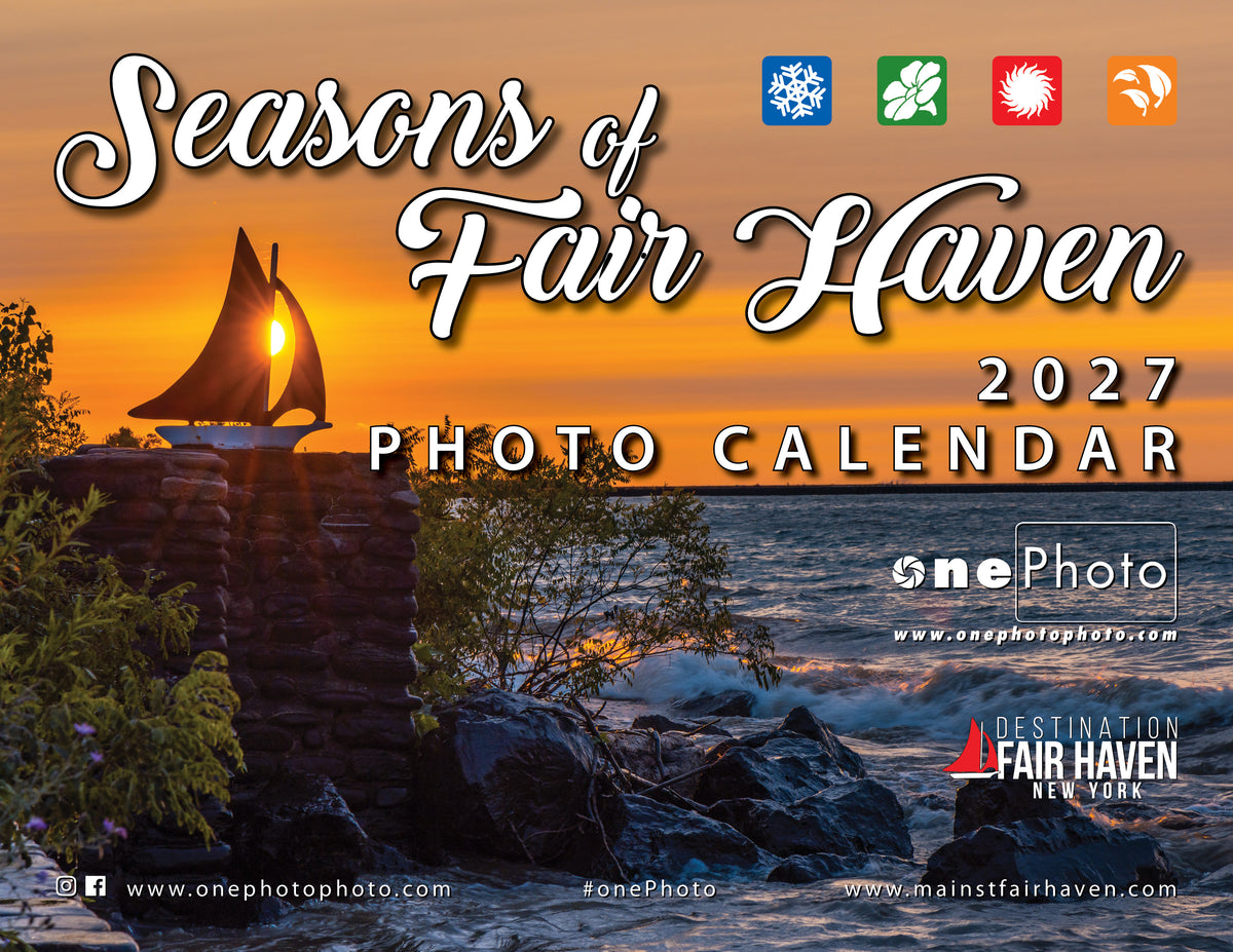 2027 onePhoto Seasons of Fair Haven photo calendar