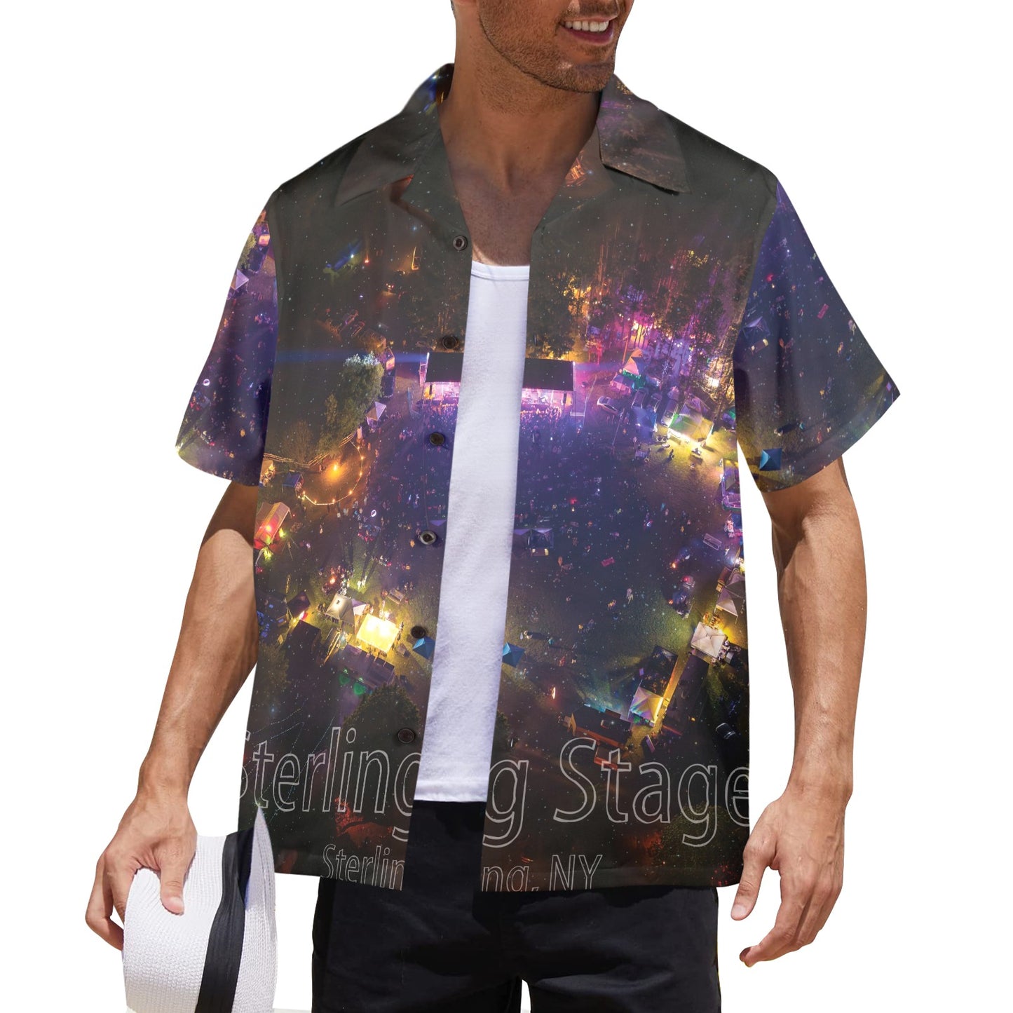 Sterling Stage From Above by onePhoto Hawaiian shirt