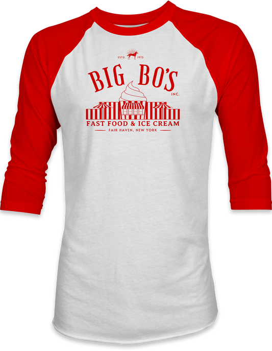 Big Bo's 3/4-Sleeve Baseball Shirt