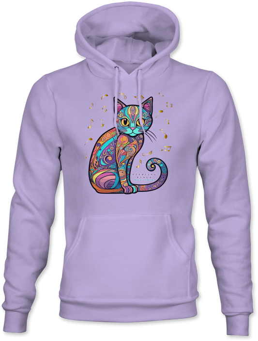 Sterling Stage Trippy Cat Hoodie