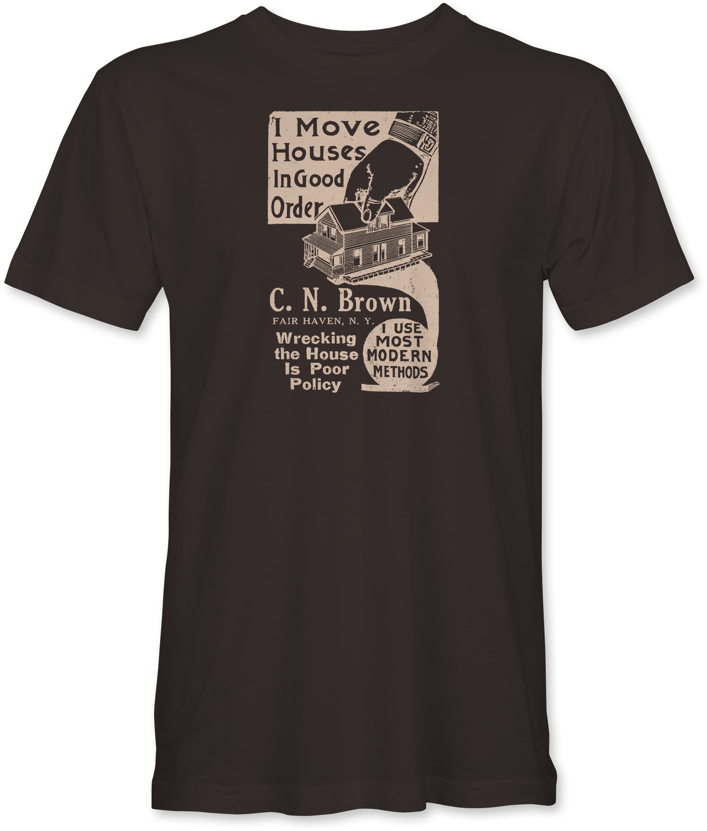 Charles Brown House Moving T-Shirt