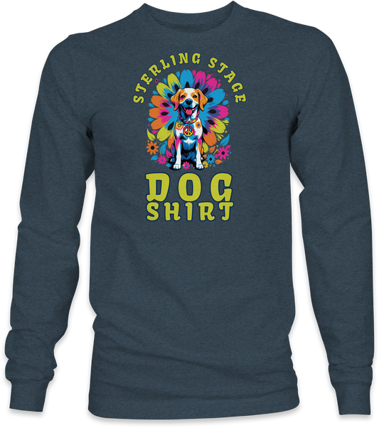 Sterling Stage Psychedelic Dog Shirt Long-Sleeve