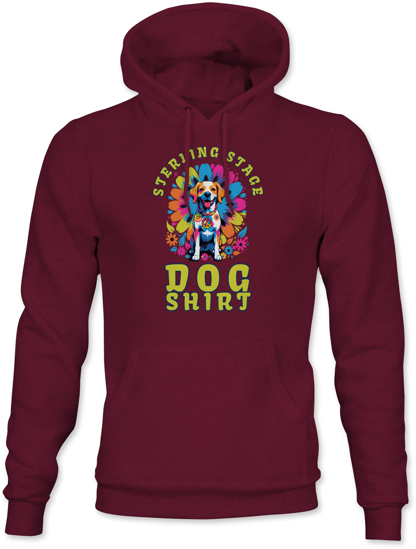 Sterling Stage Psychedelic Dog Shirt Hoodie
