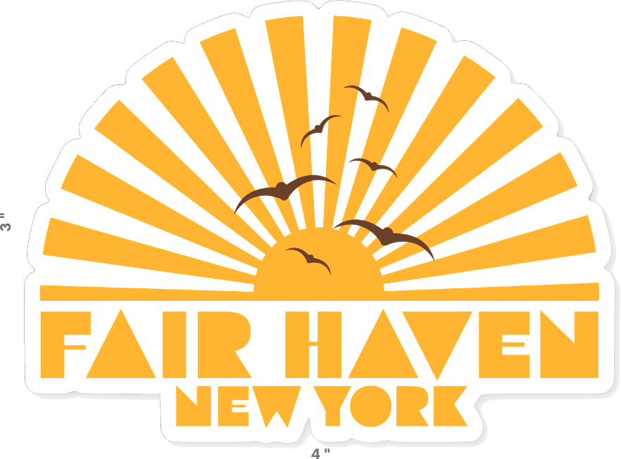 Fair Haven Retro Horizon Sticker