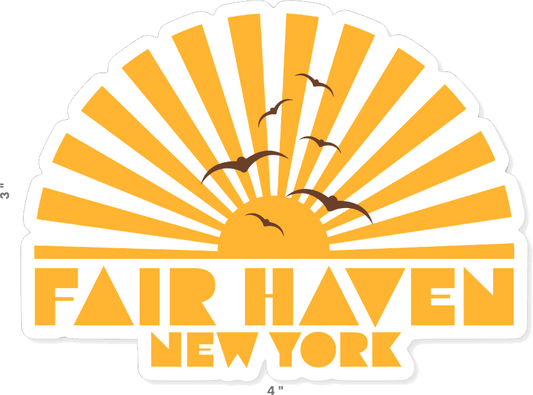 Fair Haven Retro Horizon Sticker