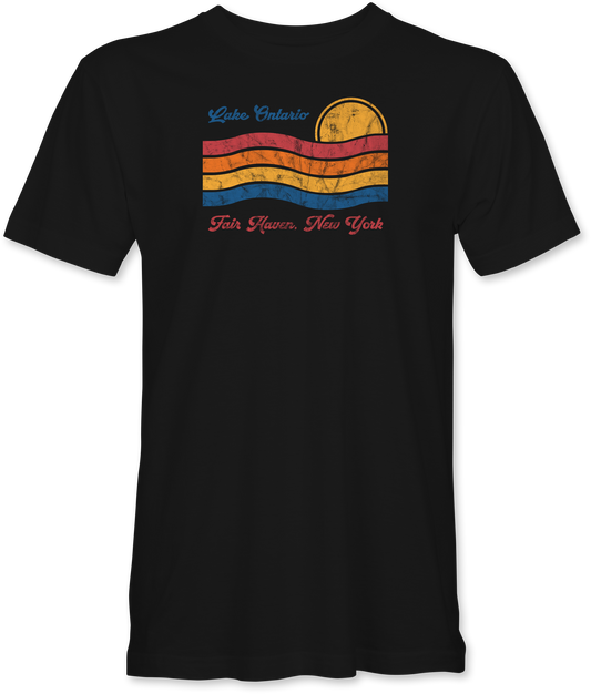 Fair Haven Retro Coastal Sunset T