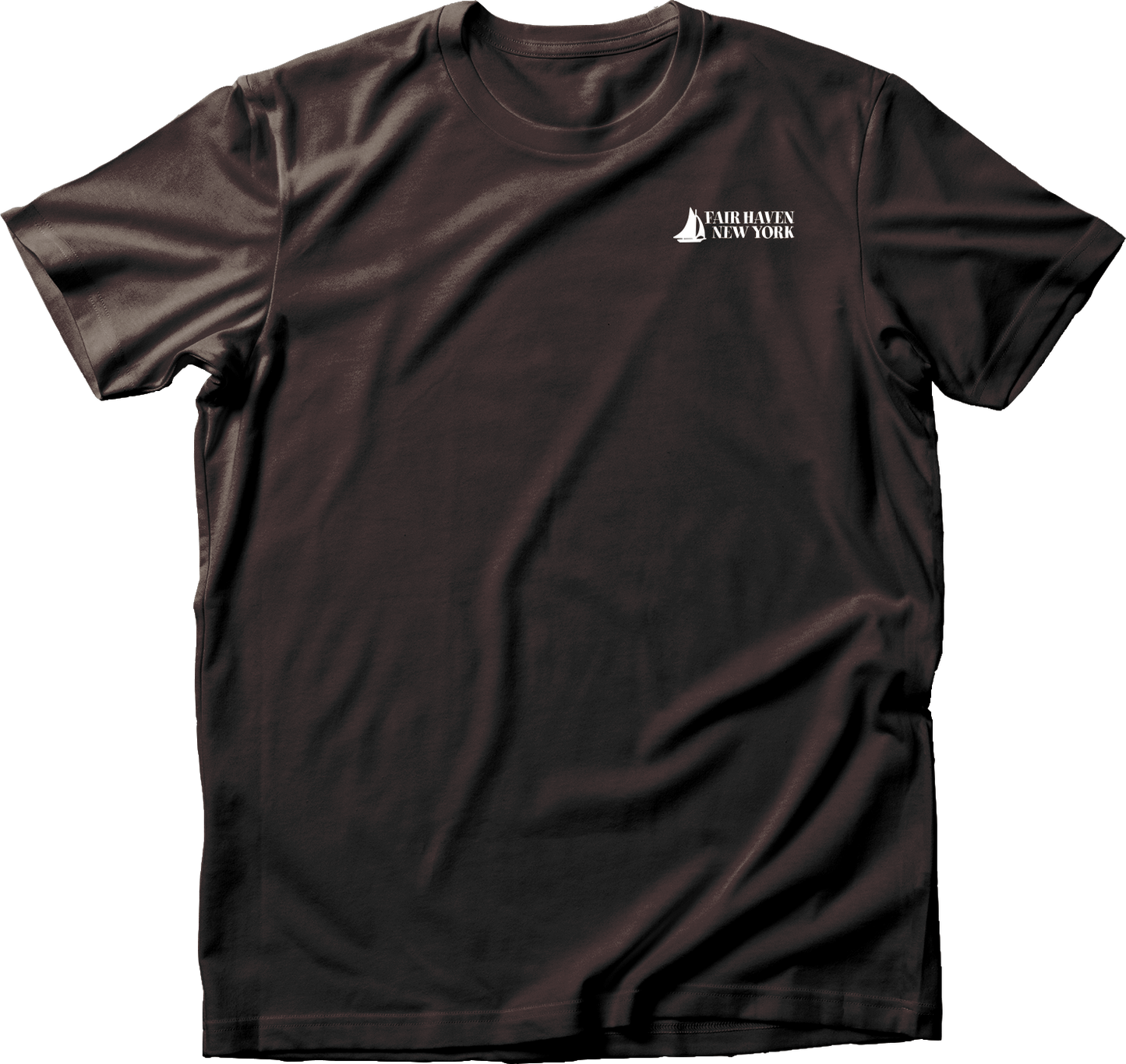 Fair Haven Sailboat small in White T-Shirt