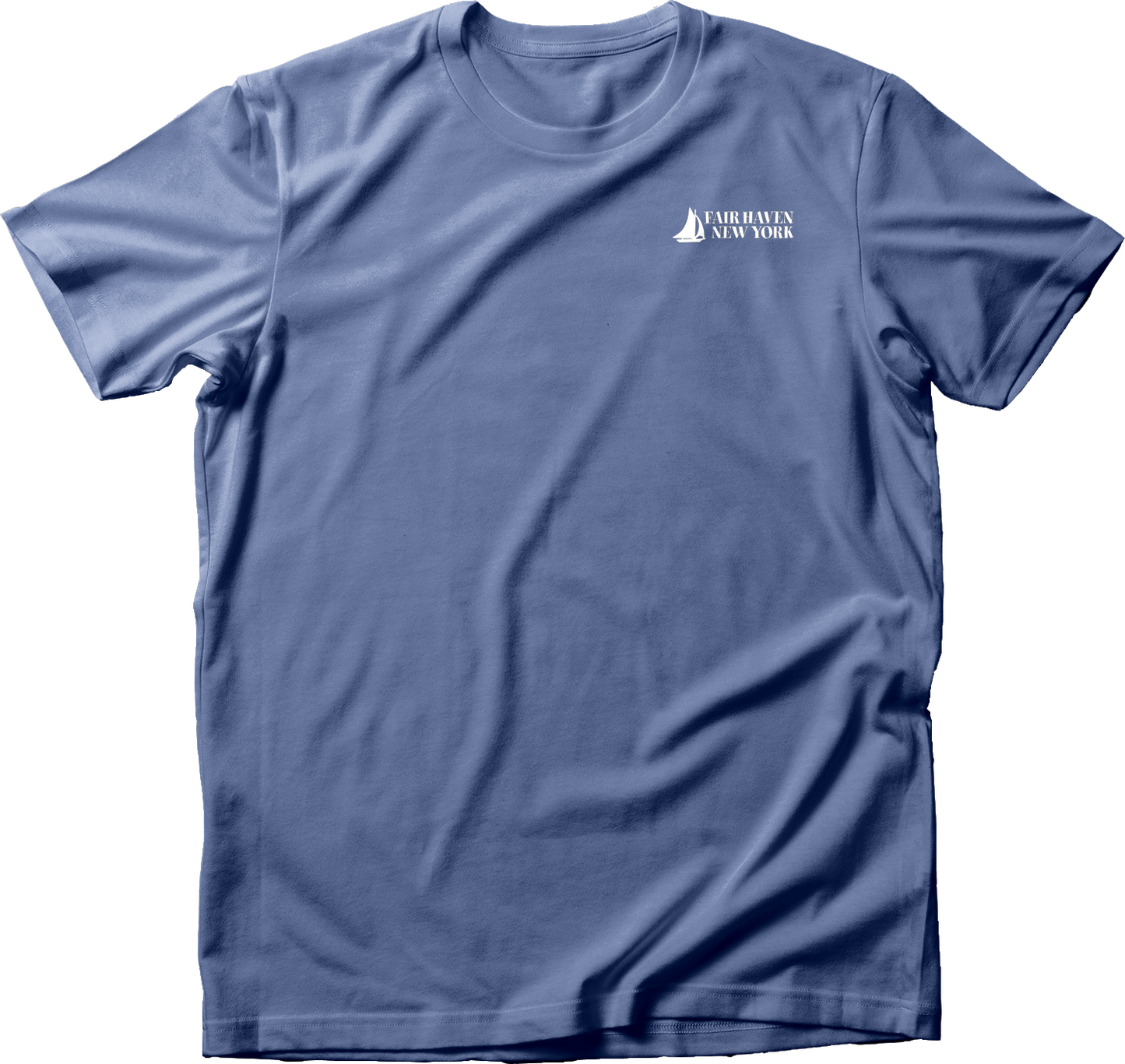 Fair Haven Sailboat small in White T-Shirt