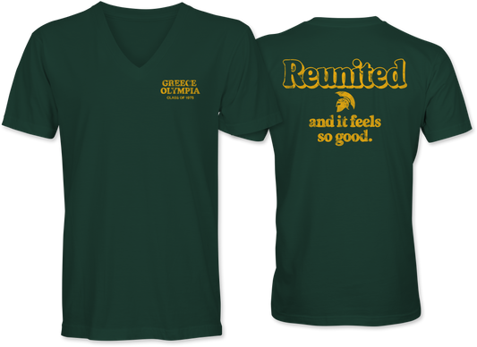 Greece Olympia Reunited 2-Sided V-Neck