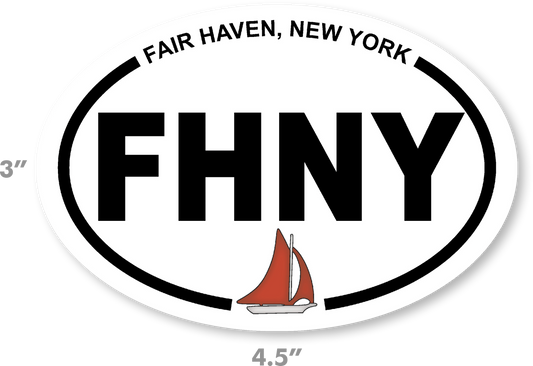 FHNY Oval Sticker
